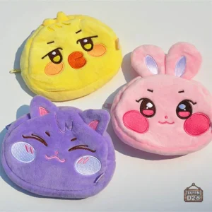 Peluche douce pour ranger des dés de jeu