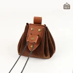 Bourse à dés en simili-cuir, parfaite pour les aventuriers