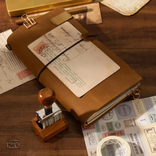 Carnet en cuir idéal pour les aventuriers et voyageurs