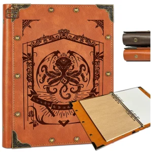 Carnet Cthulhu A5 avec couverture inspirée de l’univers fantastique