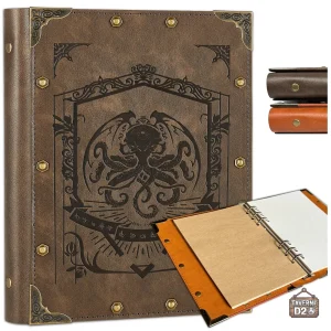 Carnet format A5 aux motifs Cthulhu pour les passionnés d'écriture