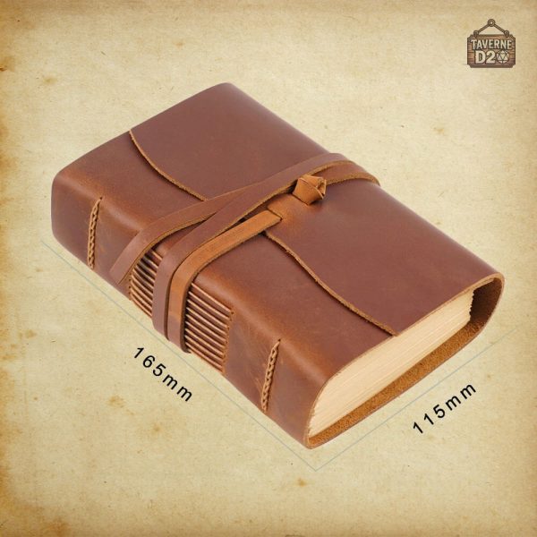 Carnet fait main avec cordon en cuir