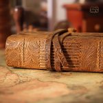 Carnet en cuir avec design artisanal unique