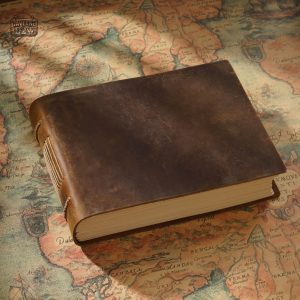 Carnet artisanal en cuir, style élégant