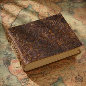 Carnet paysage en cuir, design raffiné