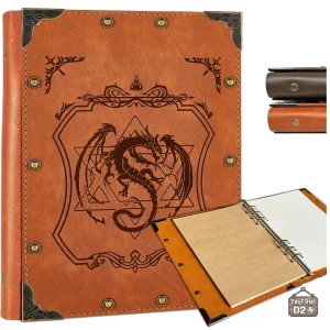 Carnet de jeu D&D A5 pour notes et campagnes