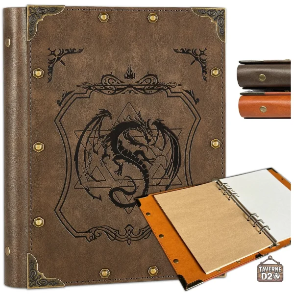 Carnet de campagne D&D au format A5 pratique
