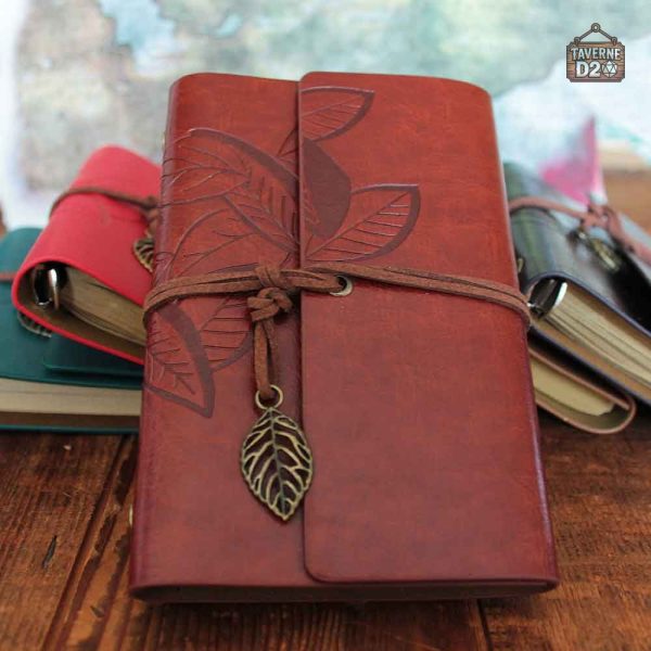 Carnet en cuir pour prises de notes créatives