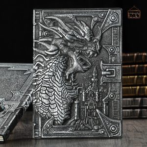 Carnet de notes inspiré par la thématique du dragon