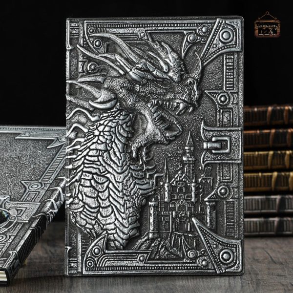 Carnet de notes inspiré par la thématique du dragon