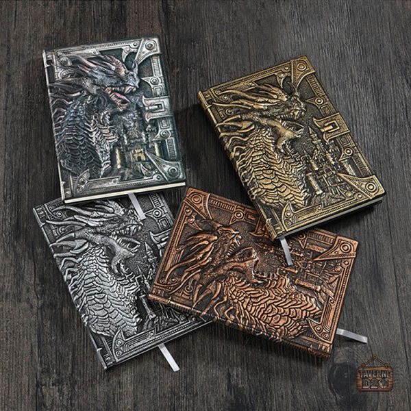Carnet de notes au style fantastique et épique