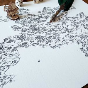 Illustration de l'île D'alennka pour ambiance de jeu