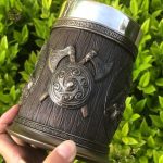 Chope de bière, style nordique, cadeau original pour les fans
