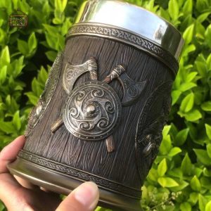 Chope de bière, style nordique, cadeau original pour les fans