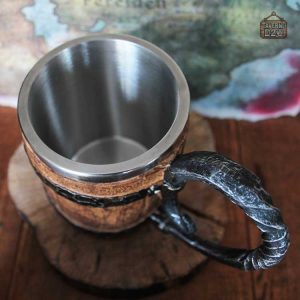 Chope de bière viking pour collectionneurs
