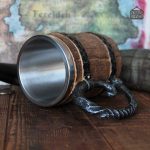 Chope de bière traditionnelle scandinave