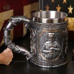 Chope Chevalier Médiéval en métal décoratif