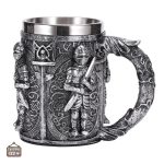 Chope en métal inspirée du Moyen Âge