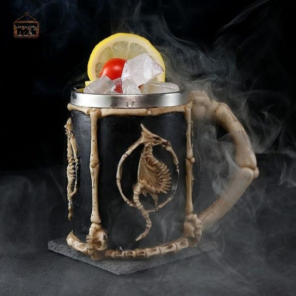 Chope dragon squelette pour les collectionneurs