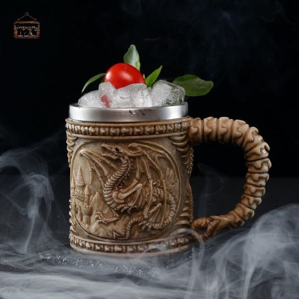 Chope originale au design de dragon