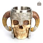 Chope avec motif gothique de squelette pour amateurs