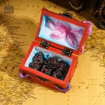 Coffre à dés Poulpe, parfait pour les passionnés de jeux