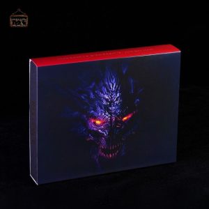 Coffret cadeau jeu de rôle avec dés en métal et piste à dés