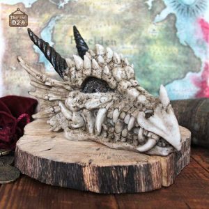 Tirelire crâne de dragon pour ranger vos trésors