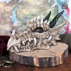 Tirelire originale en forme de crâne de dragon