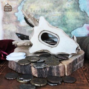 Crâne dragon décoratif et fonctionnel pour économies