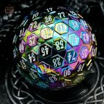 Dé en métal à 100 faces pour jeux de rôle