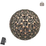 D100 en métal, design creux, style astral