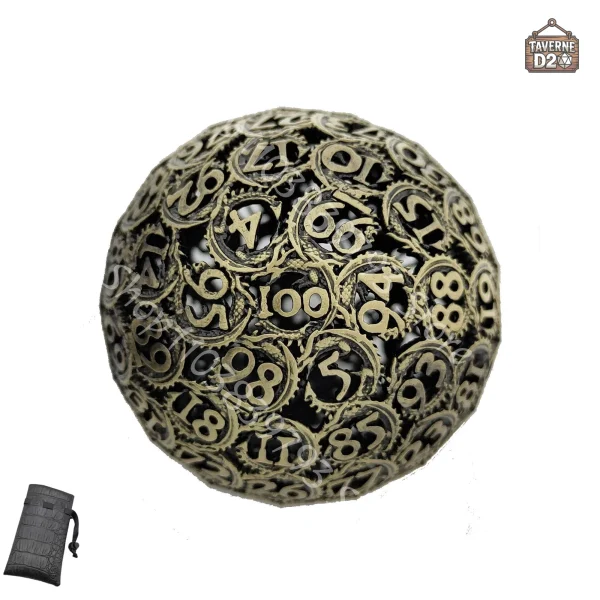 D100 design unique en métal creux