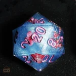 D20 Fleur - Dé à 20 faces pour jeux de société