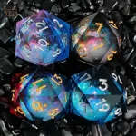 D20 Galaxie à Cœur Liquide