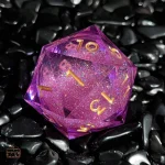 D20 cosmique à effet liquide vibrant