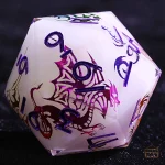 Lot de D20 Glyphe de Dragon - dés polyédriques uniques