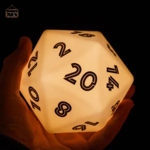 D20 lumineux, accessoire essentiel pour les jeux de rôle