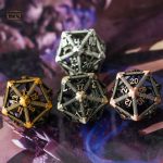 Dé D20 en métal, essentiel pour les fans de D&D