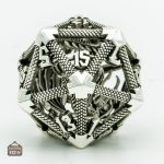 D20 métal, essentiel pour vos aventures D&D