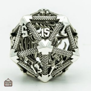 D20 métal, essentiel pour vos aventures D&D