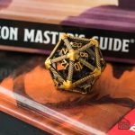 D20 en métal, idéal pour les campagnes D&D
