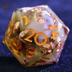 Lot de D20 Nuage de Caramel pour jeux de rôle