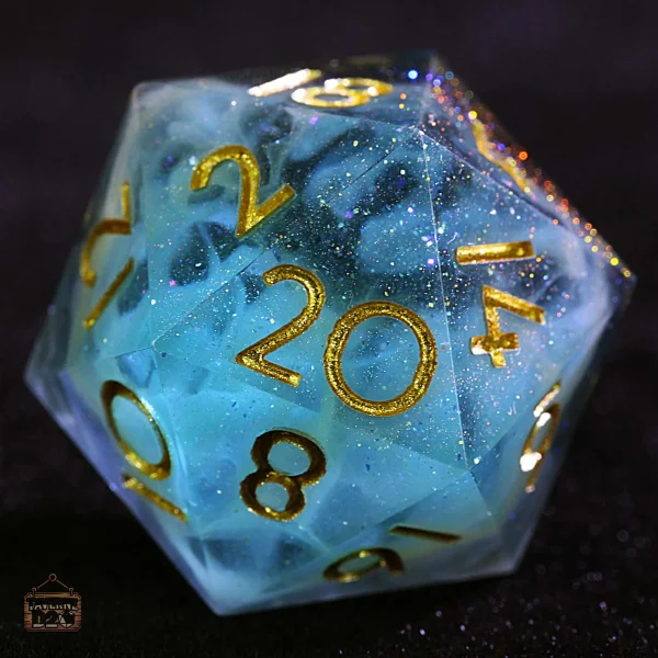 d20-ocean-nebuleuse-1 D20 Océan Nébuleuse - Lot de dés polyédriques