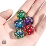 D20 Œil de Dragon, dé de jeu captivant