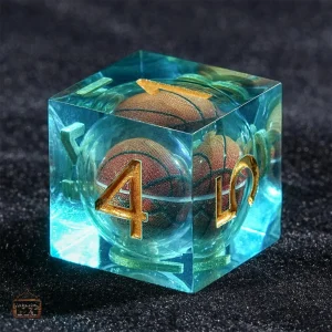Dés en résine D6 pour le basketball