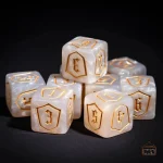 Dés résine D6 Bouclier, design unique et attrayant