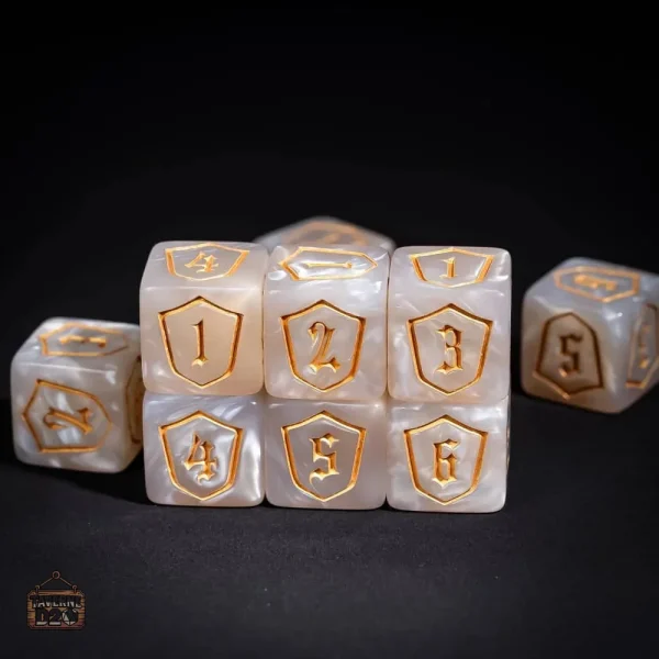 D6 Bouclier, dé idéal pour jeux de rôle