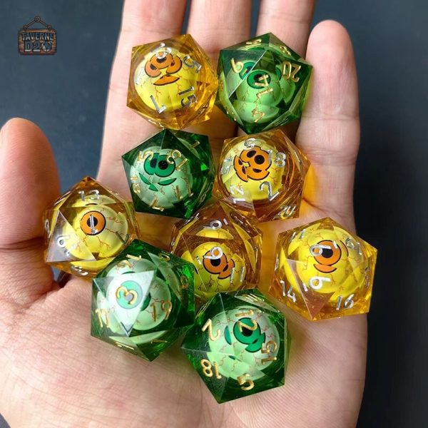 Dé 20 Œil, un dé en résine idéal pour les aventuriers