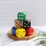 Dé en bois géant pour animations festives